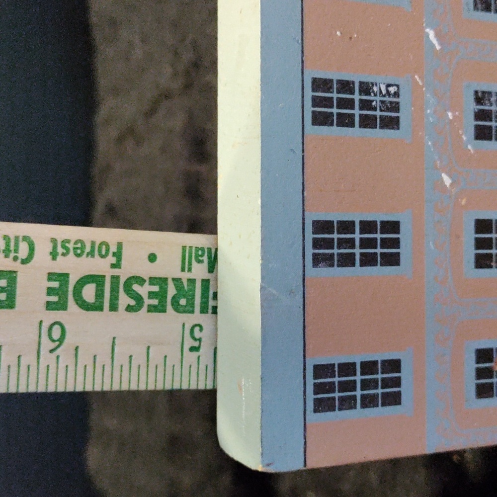Vintage wooden signed numbered Charleston building - Picture 8 of 16